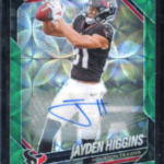 2025 Prizm Jayden Higgins Rookie Green Scope Auto /75