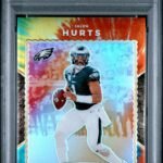 Jalen Hurts 2024 Panini Select TB Tie-Dye Prizm #1/25 PSA 9 Mint