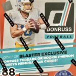 2021 DONRUSS Football Blaster Box with Possible EXCLUSIVE Memorabilia Card