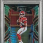 Patrick Mahomes 2020 Panini Select #202 Dragon Scale #55/67 PSA 10 Gem Mint