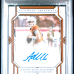 2024 Panini National Treasures Arch Manning Treasured Moments /25 Auto PSA 9