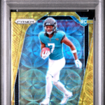2024 Prizm Brian Thomas Jr Gold Scope Rookie /10 PSA 9