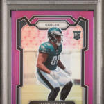 2023 Panini Prizm Jalen Carter #381 Purple 64/125 RC PSA 10