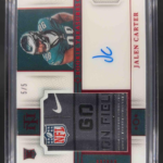 2023 National Treasures Jalen Carter #RTS-JCR Black Laundry Tag Auto 5/5 RC