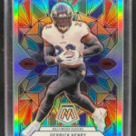 2024 Panini Mosaic Derrick Henry #SG-13 Stained Glass Ravens