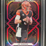 2021 Panini Obsidian Joe Burrow #19 Electric Etch Gold Flood 1/10 Bengals