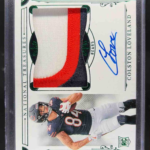 2025 Panini National Treasures Colston Loveland #166 Rookie Patch Auto /84 RC
