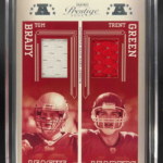 2006 Donruss Gridiron Gear Tom Brady #LL-2 Jerseys Prime /250