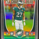 2025 Panini Donruss Quinyon Mitchell #CHI-QML Champ is Here Holo 3/100 Eagles