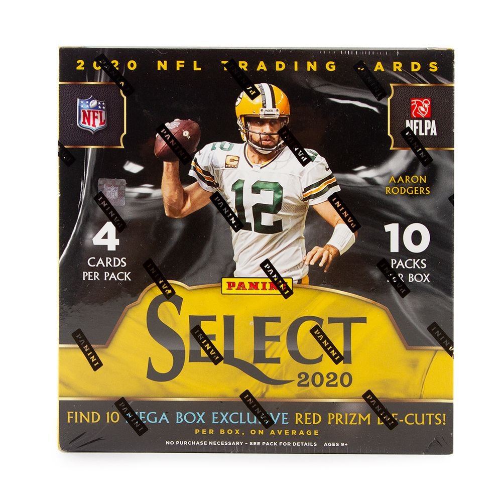 img_6449 2020 Panini Select Football Mega (Red Prizm Die-Cuts)(Box) - Image 1