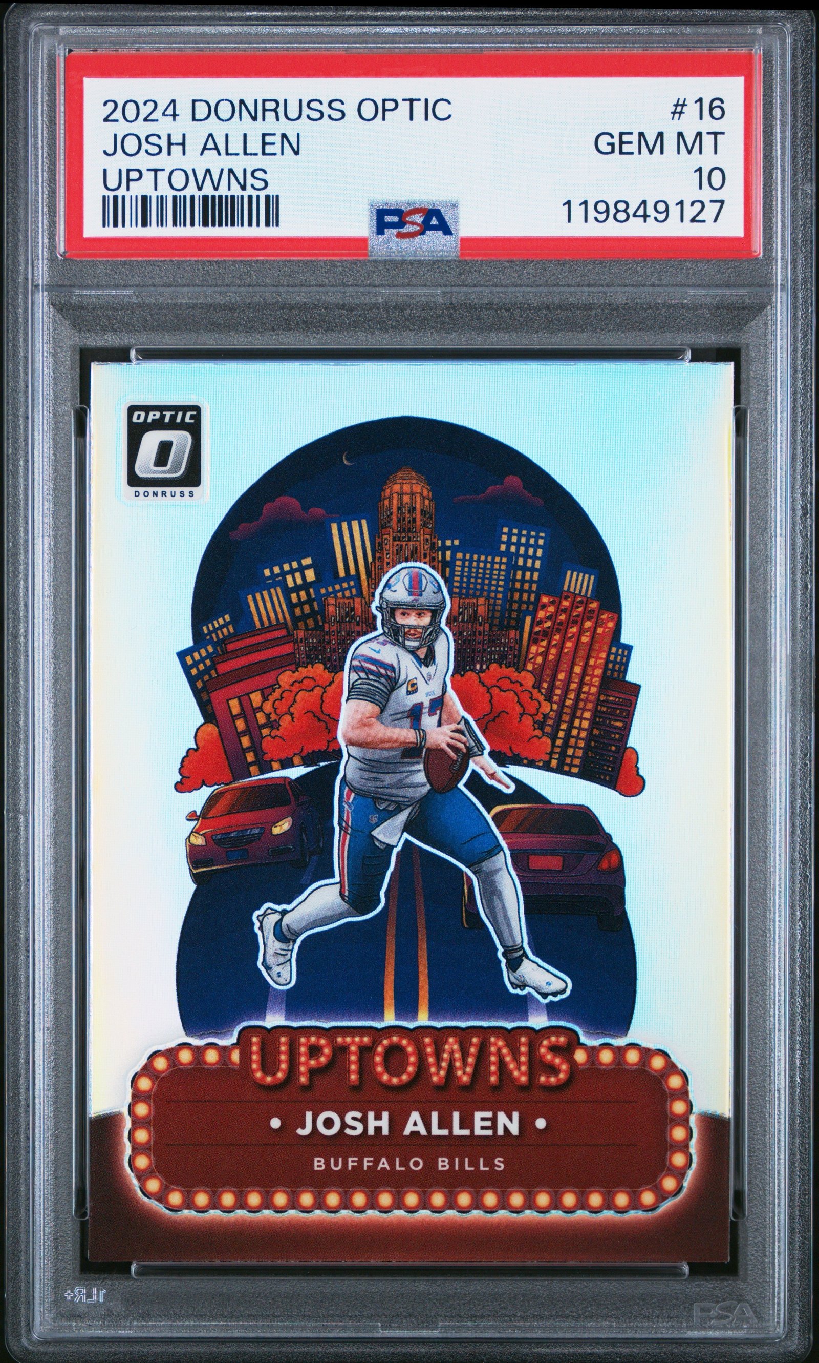 j-tBxHSZO06QlIiuzELFnw Josh Allen 2024 Donruss Optic Uptowns PSA 10 Gem Mint - Image 1