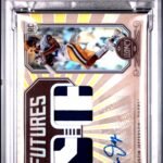 Justin Jefferson 2020 Panini Legacy Futures Dual Patch Rookie Auto #3/10 PSA 9 Mint