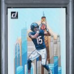Rome Odunze 2024 Donruss Downtown Rookie PSA 10 Gem Mint