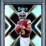 Jayden Daniels 2023 Panini Select XRC #502 PSA 8 Nm-Mint