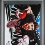 Maxx Crosby 2025 Panini Prizm Manga Horizontal PSA 10 Gem Mint
