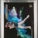 2021 OBSIDIAN TREVOR LAWRENCE COLOR BLAST ROOKIE SP PSA 10