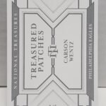 Carson Wentz 2018 Panini National Treasures Treasured Patches Booklet #2/5