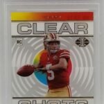 Trey Lance 49ers 2021 Illusions Clear Shots Rookie Insert Card PSA 10 Gem Mint