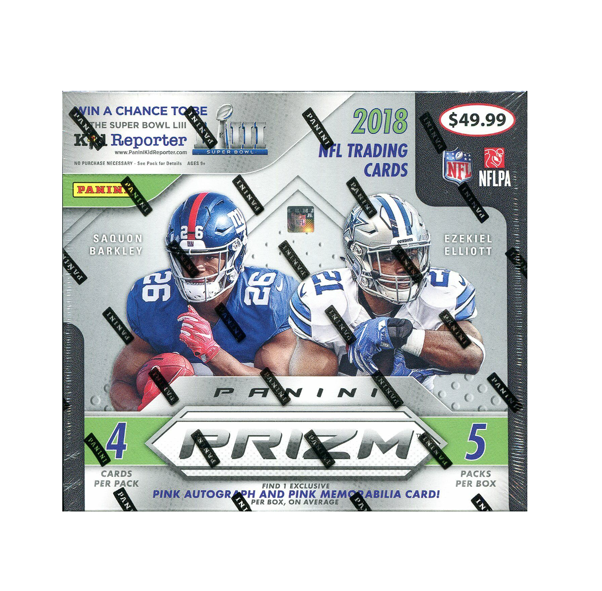 s680129065388134146_p3404_i1_w1218 2018 Panini Prizm Football Mega Box - Target Version - Image 1