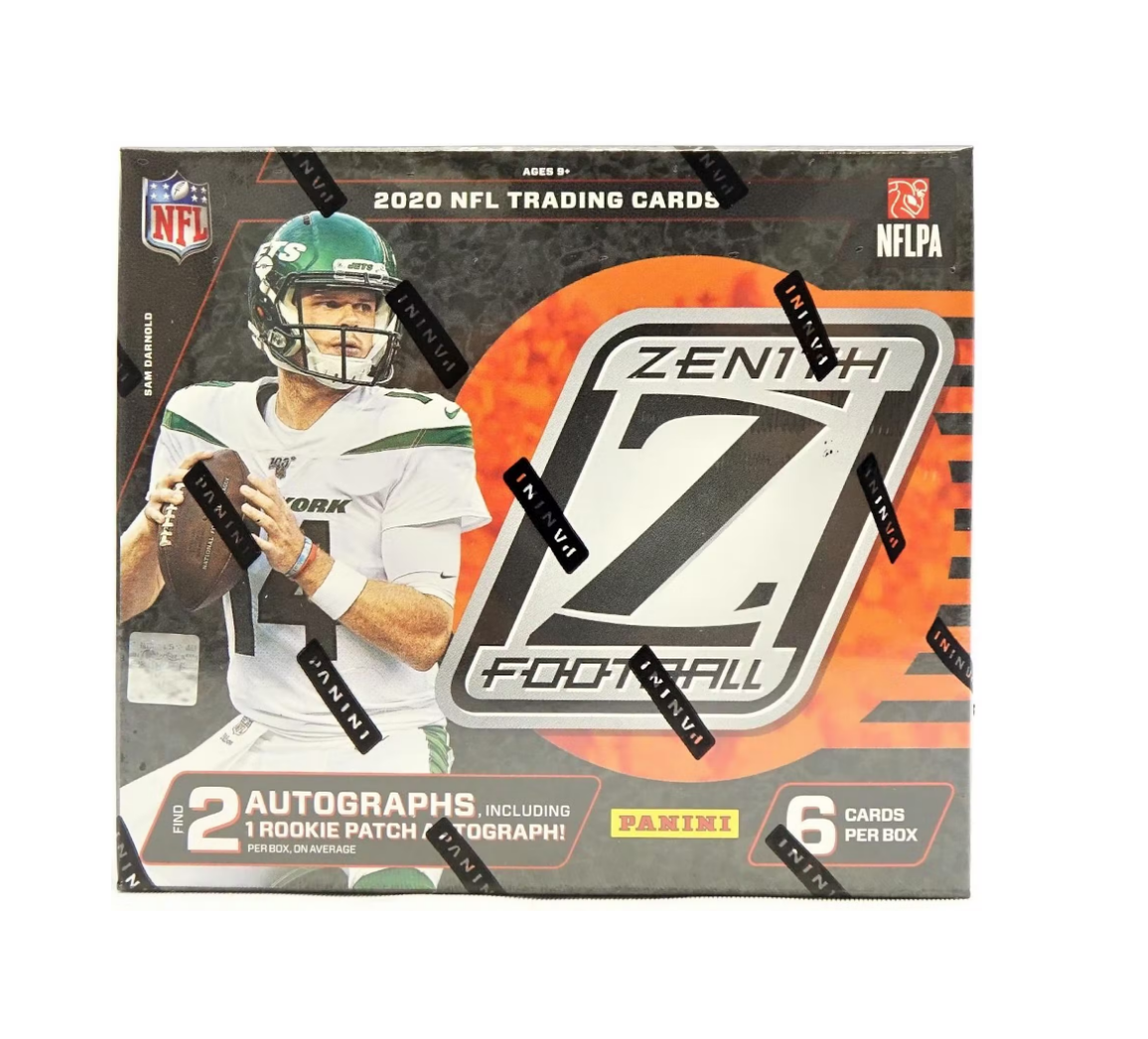s680129065388134146_p3427_i1_w1156 2020 Panini Zenith Football - hobby box - Image 1