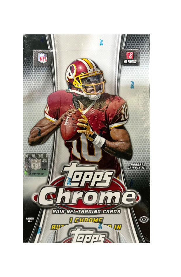 s680129065388134146_p3448_i1_w620 2012 Topps Chrome Football Hobby 12 Box Case - Image 1