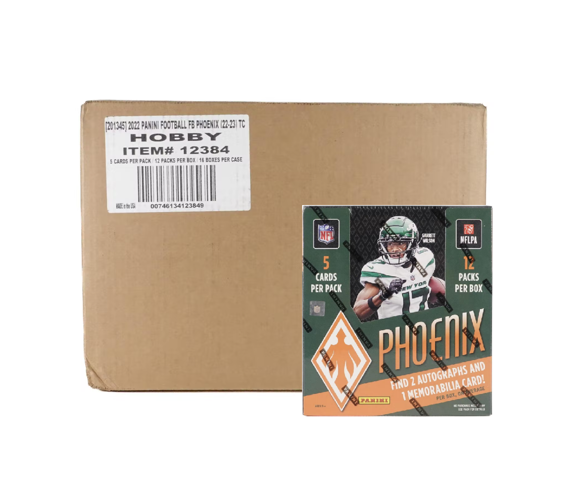 s680129065388134146_p4026_i2_w1154 2022 Panini Phoenix Football 16 Box Hobby Case - Image 1
