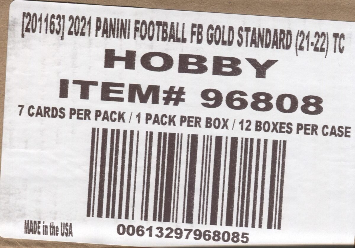 2021 Panini Gold Standard Hobby Box
