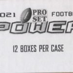 2021 Leaf Pro Set Power Football Hobby, 12 Box Case