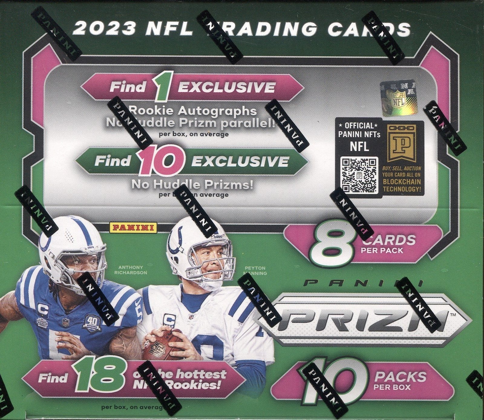 scan0002_f46cd5de-beb2-414c-9c1b-10b72196f8ab 2023 Panini Prizm Football No Huddle, Box - Image 1