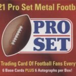 2021 Leaf Pro Set Metal Football Hobby, Box