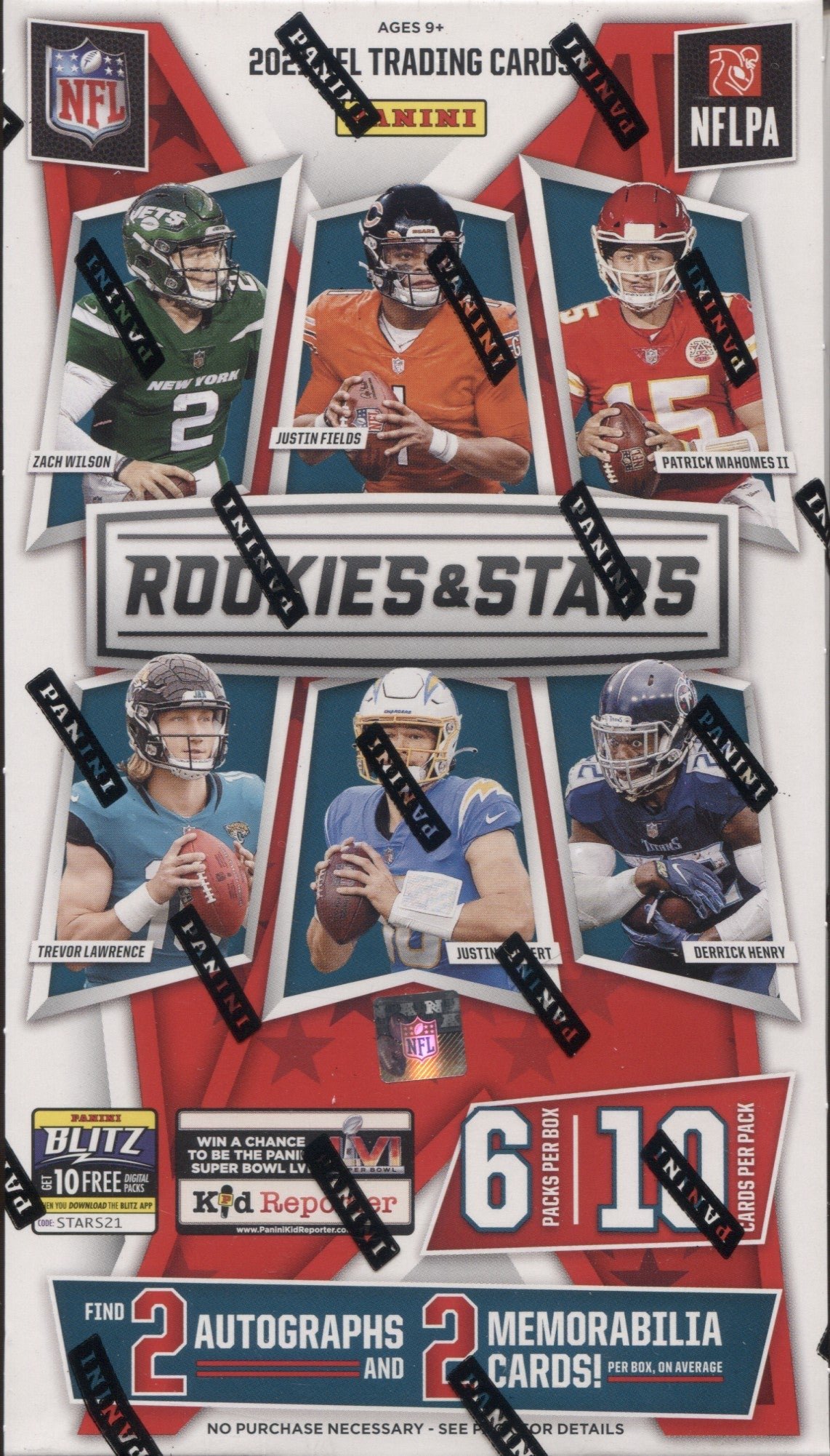 scan0028_e33eaae2-c38d-4c59-9925-d0dbefa821ff 2021 Panini Rookies & Stars Hobby Football, Box - Image 1