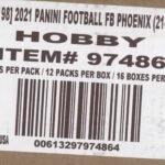 2021 Panini Phoenix Hobby Football, 16 Box Case