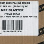 2025 Panini NIL University of Texas Longhorns Blaster, 20 Box Case