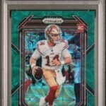 Brock Purdy 2022 Panini Prizm Rookie #353 Green Scope #68/75 PSA 10 Gem Mint